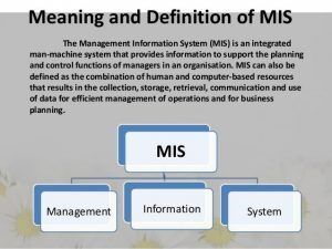 Management of Information system